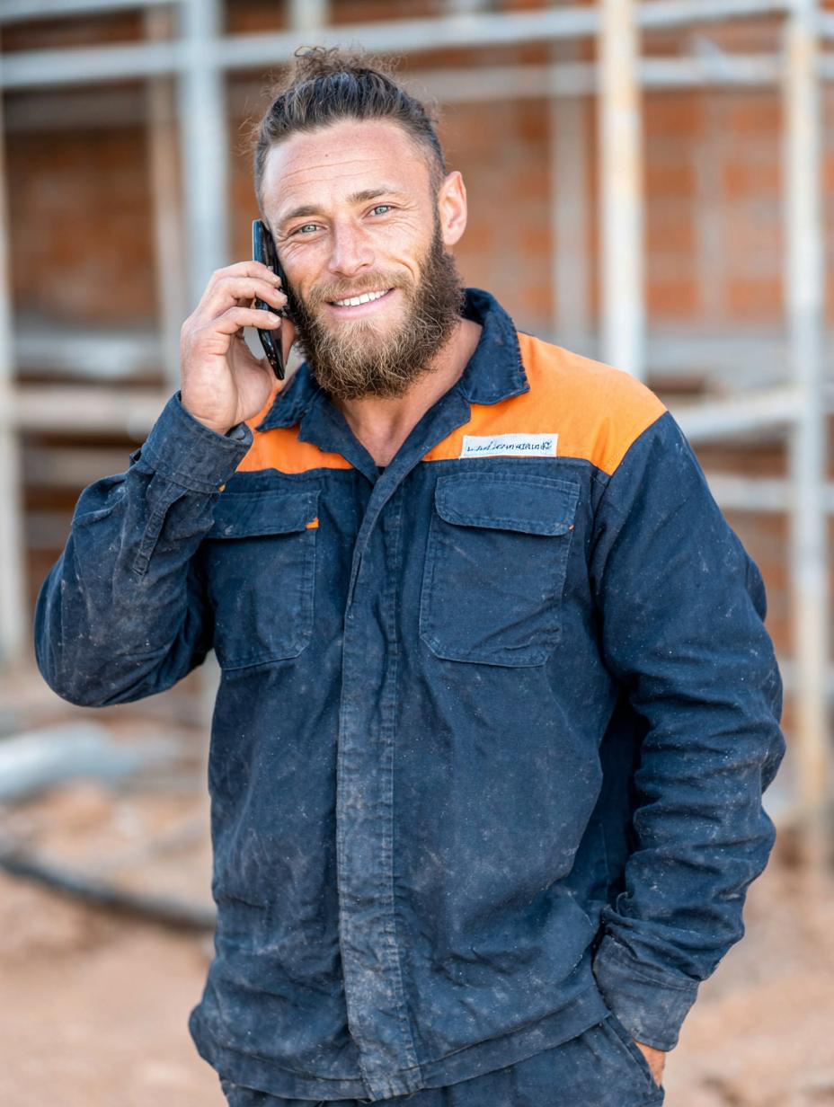 Aussie tradies at work - our ideal clients